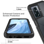 OnePlus Nord N300 5G / Oppo A57 (2022) 5G / A77 5G / A57s 4G PC + TPU-mobilcover med PET-skærmbeskyttelse