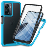 OnePlus Nord N300 5G / Oppo A57 (2022) 5G / A77 5G / A57s 4G PC + TPU-mobilcover med PET-skærmbeskyttelse