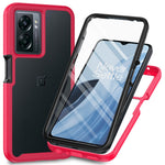 OnePlus Nord N300 5G / Oppo A57 (2022) 5G / A77 5G / A57s 4G PC + TPU-mobilcover med PET-skærmbeskyttelse