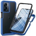 OnePlus Nord N300 5G / Oppo A57 (2022) 5G / A77 5G / A57s 4G PC + TPU-mobilcover med PET-skærmbeskyttelse