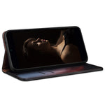 Til Samsung Galaxy A34 5G telefoncover Vokset "Crazy Horse" tekstur stativpung mobiltelefoncover