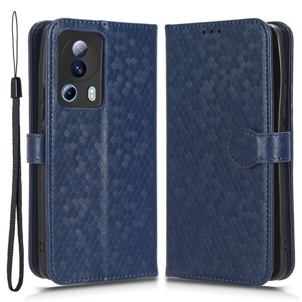 Xiaomi 13 Lite / Civi 2 5G Dot Plånboksfodral Mönster Präglat Läder mobilstativfodral