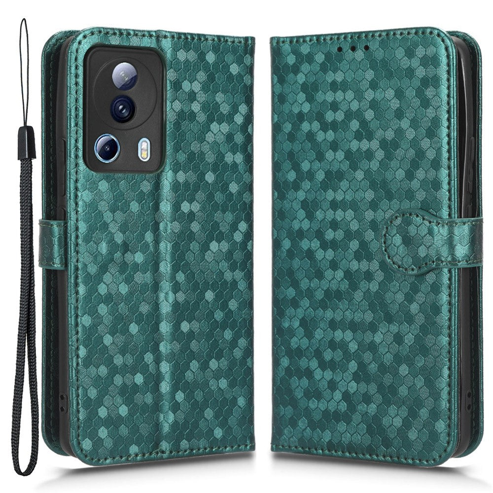 Xiaomi 13 Lite / Civi 2 5G Dot Plånboksfodral Mönster Präglat Läder mobilstativfodral