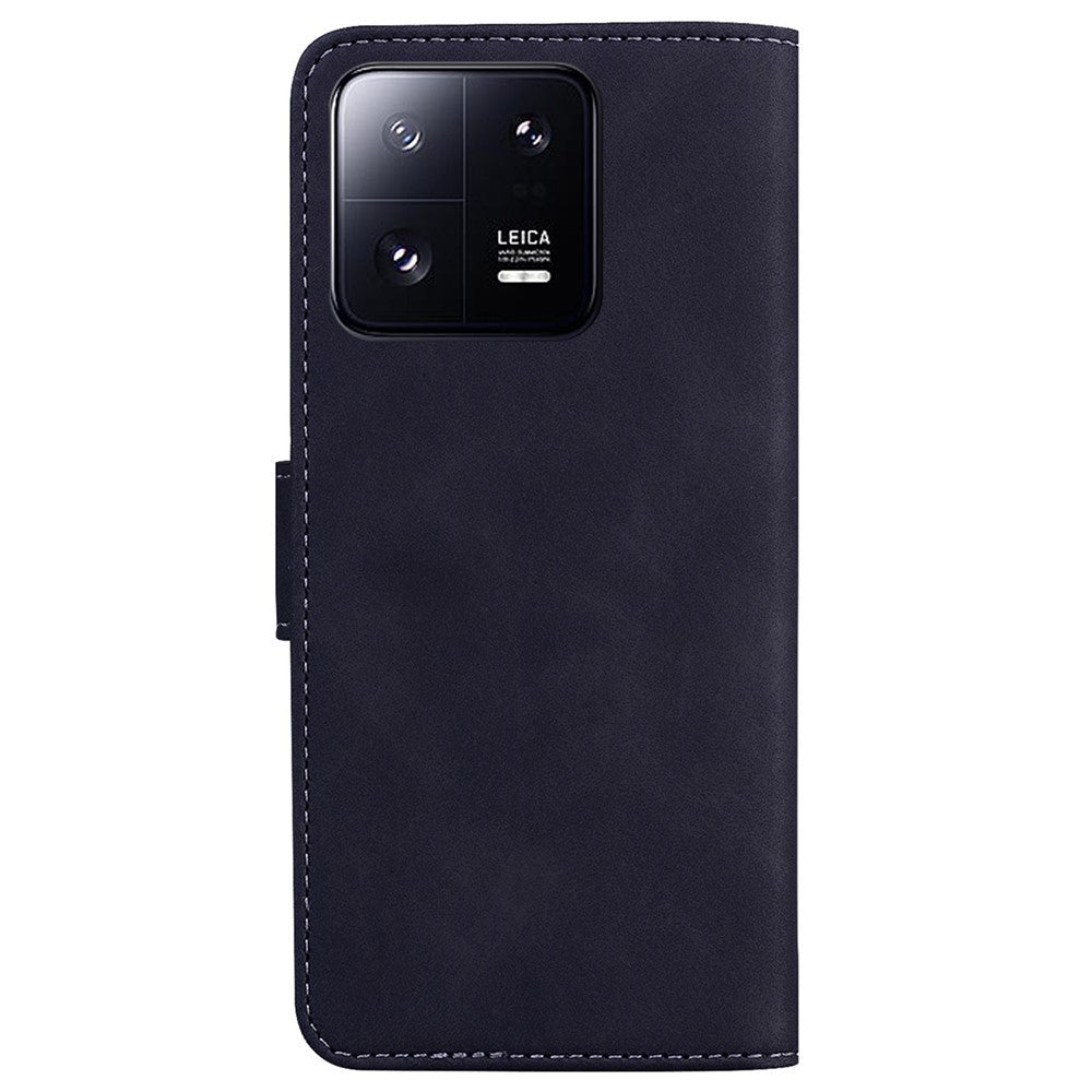 Xiaomi 13 Pro 5G mobilstativfodral Enfärgat PU-läder Plånboksfodral för smartphones