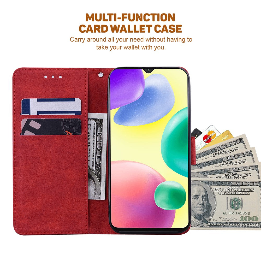 For Xiaomi 13 Pro 5G Magnetic Closure Phone Case Leather Imprinted Geometry Pattern Stand Wallet Shell