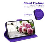 For Xiaomi 13 Pro 5G Leather Phone Case Stand Wallet Rose Butterfly Imprinted Cell Phone Cover