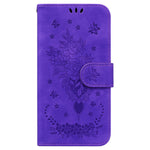 For Xiaomi 13 Pro 5G Leather Phone Case Stand Wallet Rose Butterfly Imprinted Cell Phone Cover