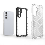 For Samsung Galaxy A54 5G Honeycomb Texture TPU+PC Phone Case Shockproof Back Cover