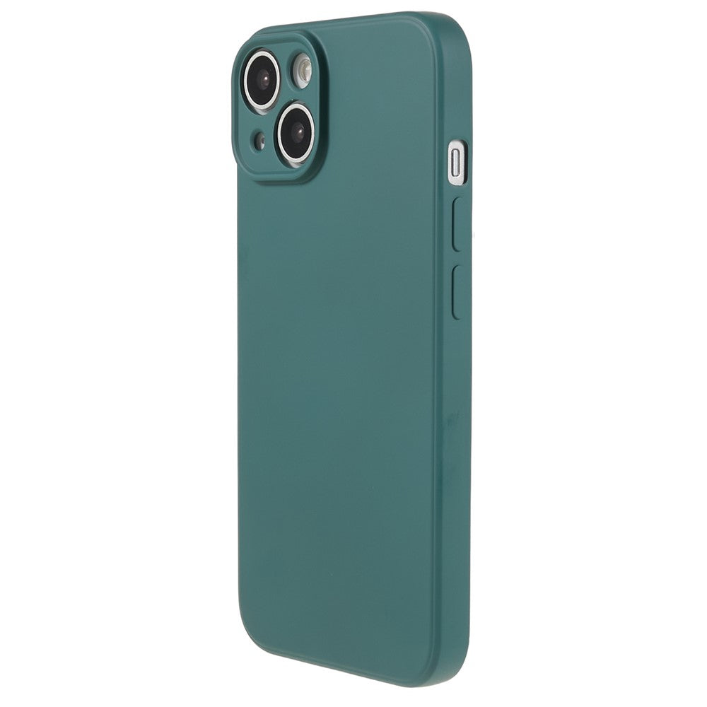For iPhone 13 6.1 inch Soft TPU Camera Protection Phone Case Soft Fiber Lining Rubberized Cover