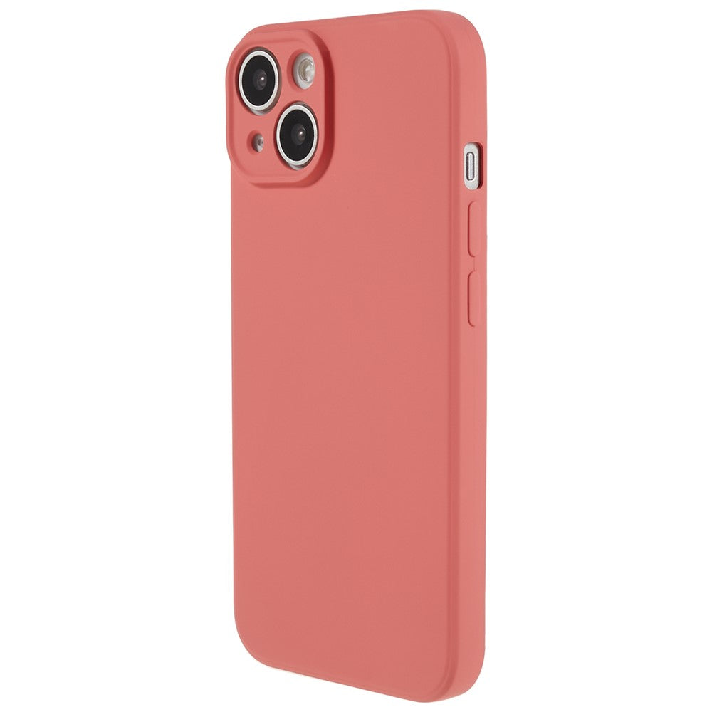For iPhone 13 6.1 inch Soft TPU Camera Protection Phone Case Soft Fiber Lining Rubberized Cover