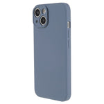 For iPhone 13 6.1 inch Soft TPU Camera Protection Phone Case Soft Fiber Lining Rubberized Cover