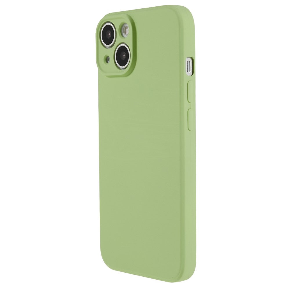 For iPhone 13 6.1 inch Soft TPU Camera Protection Phone Case Soft Fiber Lining Rubberized Cover