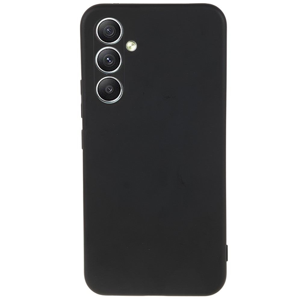 For Samsung Galaxy A34 5G Rubberized TPU Phone Case Soft Fiber Lining Anti-Scratch Cover