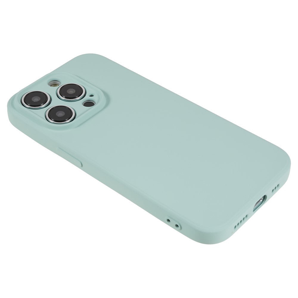 For iPhone 14 Pro Max Rubberized TPU Protective Case Soft Fiber Lining Inside Shockproof Phone Cover