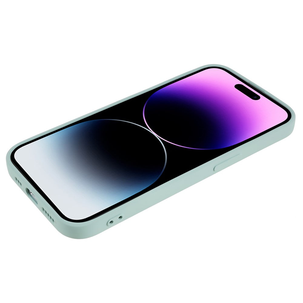 For iPhone 14 Pro Max Rubberized TPU Protective Case Soft Fiber Lining Inside Shockproof Phone Cover