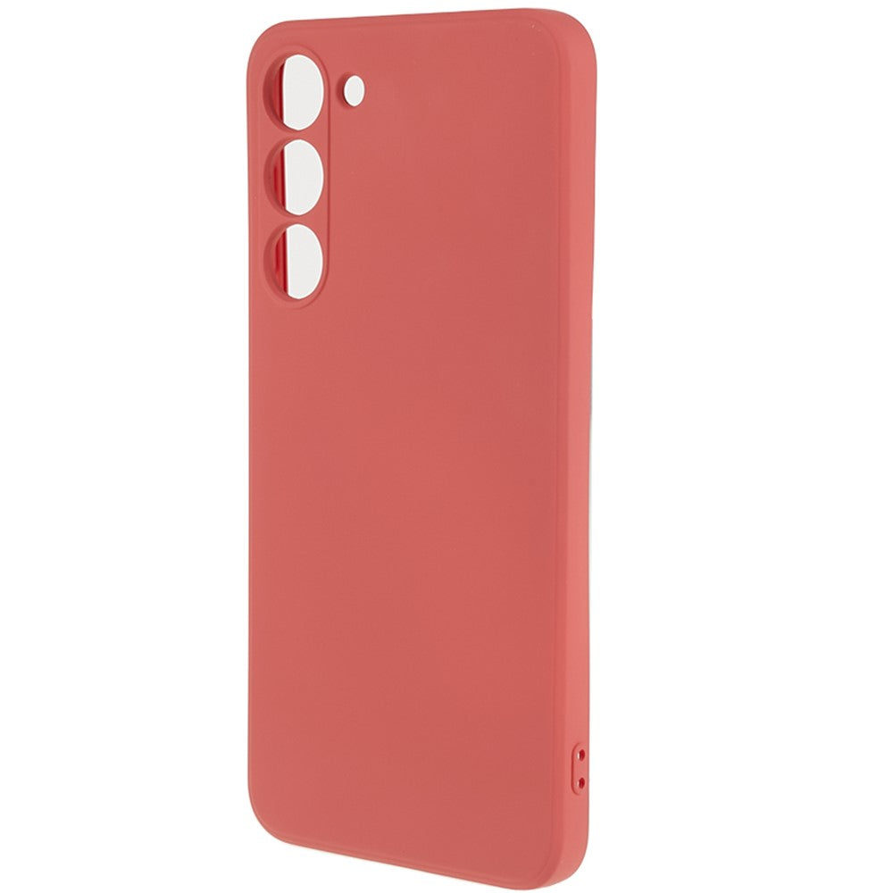 For Samsung Galaxy S23 TPU Camera Protection Phone Case Soft Fiber Lining Rubberized Back Cover
