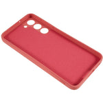 For Samsung Galaxy S23 TPU Camera Protection Phone Case Soft Fiber Lining Rubberized Back Cover