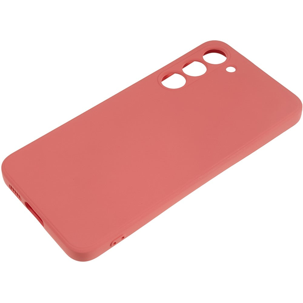 For Samsung Galaxy S23 TPU Camera Protection Phone Case Soft Fiber Lining Rubberized Back Cover