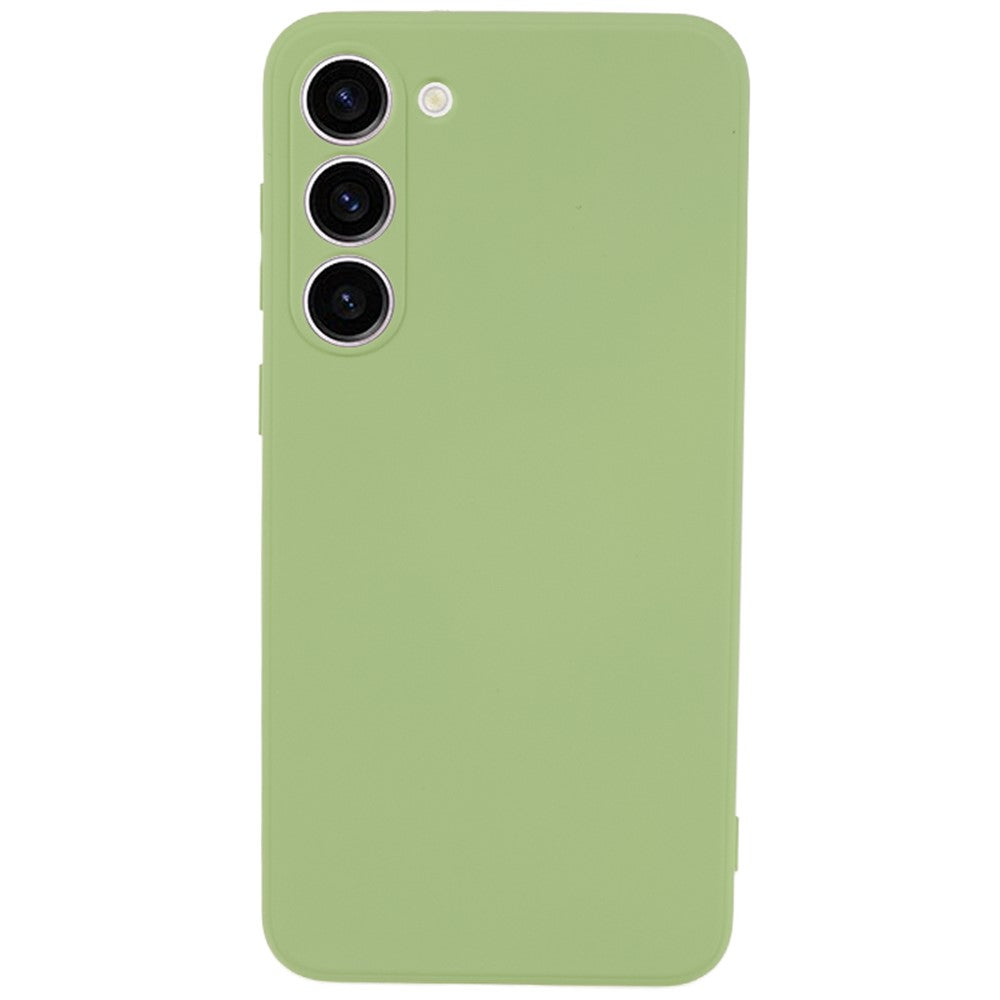 For Samsung Galaxy S23 TPU Camera Protection Phone Case Soft Fiber Lining Rubberized Back Cover