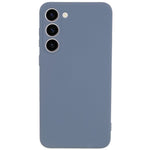 For Samsung Galaxy S23 TPU Camera Protection Phone Case Soft Fiber Lining Rubberized Back Cover