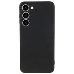 For Samsung Galaxy S23 TPU Camera Protection Phone Case Soft Fiber Lining Rubberized Back Cover