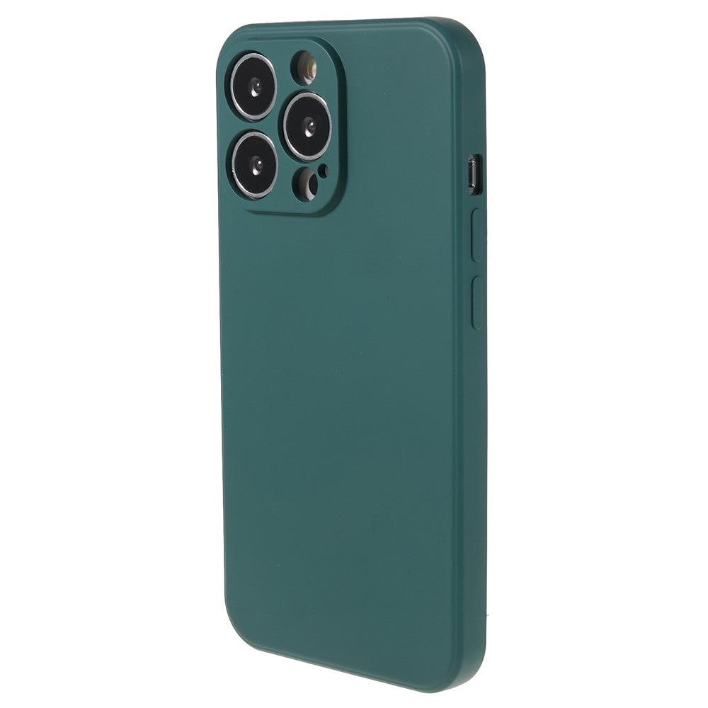 For iPhone 13 Pro 6.1 inch Rubberized TPU Phone Case Soft Fiber Lining Shockproof Cover