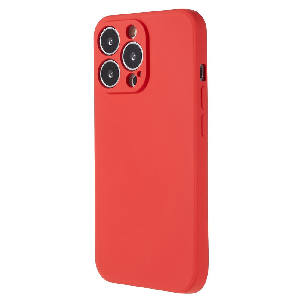 For iPhone 13 Pro Max 6.7 inch Rubberized TPU Phone Case Camera Protection Cover Soft Fiber Lining Inside