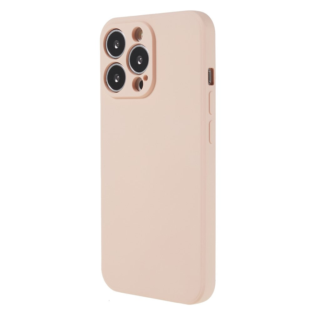 For iPhone 13 Pro Max 6.7 inch Rubberized TPU Phone Case Camera Protection Cover Soft Fiber Lining Inside