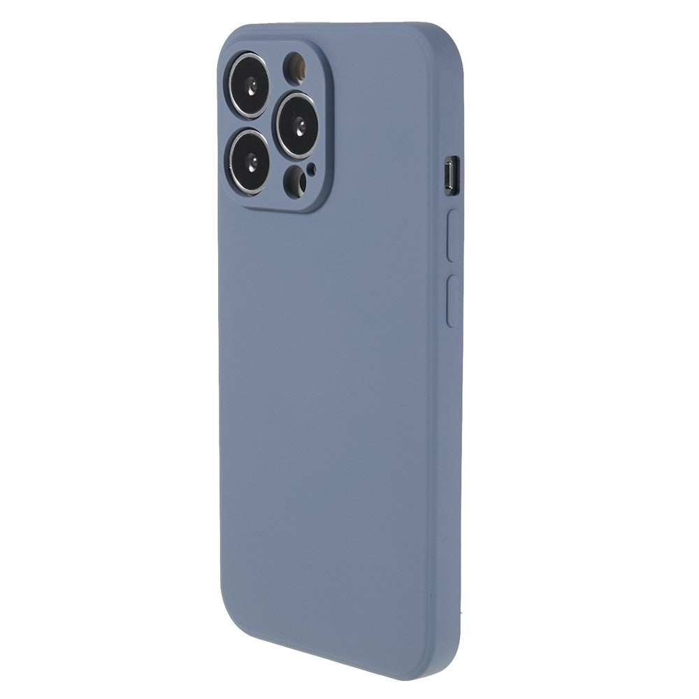 For iPhone 13 Pro Max 6.7 inch Rubberized TPU Phone Case Camera Protection Cover Soft Fiber Lining Inside