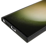 Samsung Galaxy S23 Ultra Gummerat Textur mobilskal Mjukt TPU Fiberfoder Stötsäkert Skyddsfodral