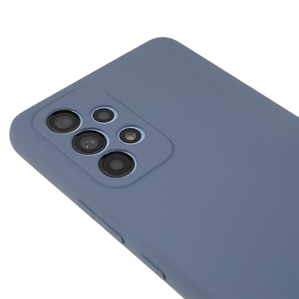 Til Samsung Galaxy A53 5G Blødt TPU-etui Gummibelagt Anti-ridse Fiberfor Indvendigt Telefoncover