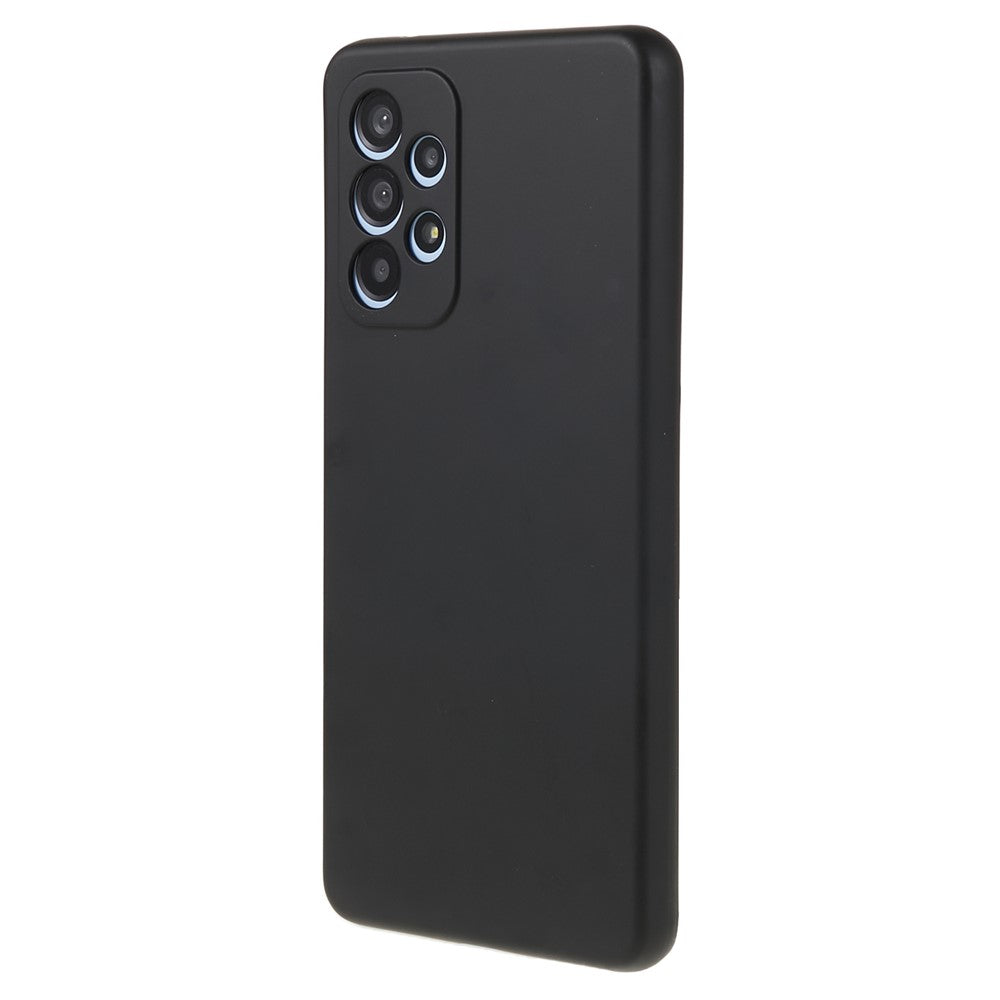 Til Samsung Galaxy A53 5G Blødt TPU-etui Gummibelagt Anti-ridse Fiberfor Indvendigt Telefoncover