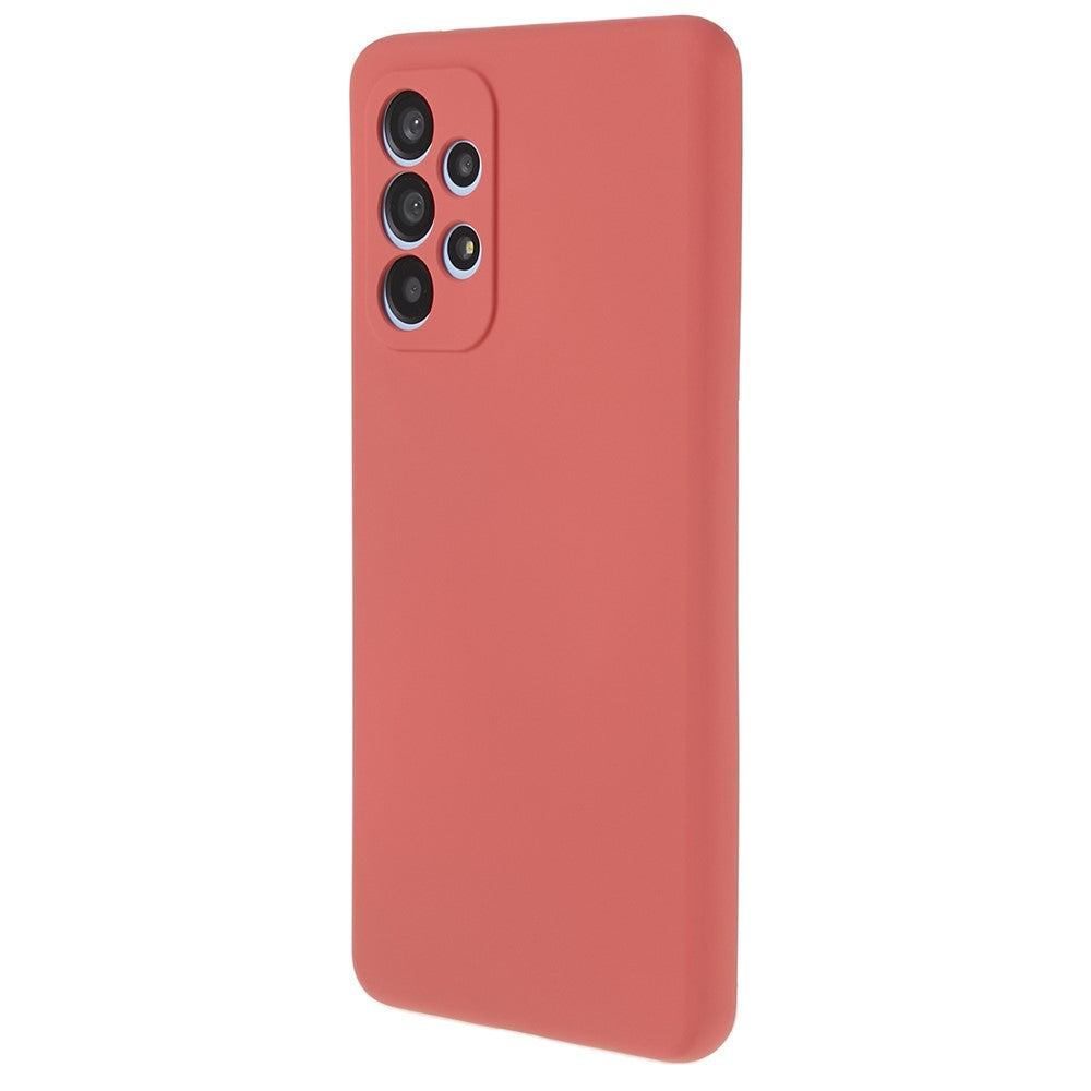Til Samsung Galaxy A53 5G Blødt TPU-etui Gummibelagt Anti-ridse Fiberfor Indvendigt Telefoncover