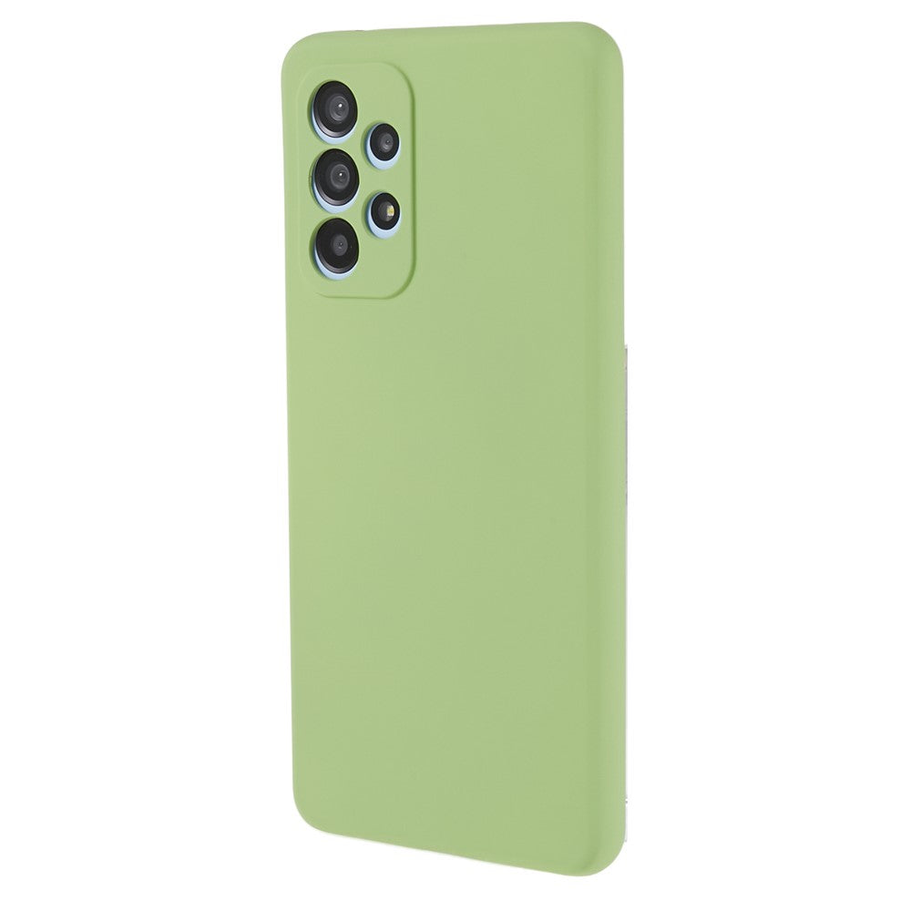 Til Samsung Galaxy A53 5G Blødt TPU-etui Gummibelagt Anti-ridse Fiberfor Indvendigt Telefoncover