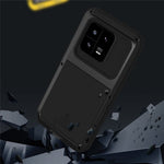 LOVE MEI Tough Armour Rugged-metalcover til Xiaomi 13 Pro 5G med silikonebeskyttelse (uden hærdet glas)