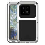 LOVE MEI Tough Armour Rugged-metalcover til Xiaomi 13 Pro 5G med silikonebeskyttelse (uden hærdet glas)