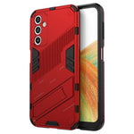 Ridsefast telefoncover til Samsung Galaxy A24 4G (162,1 x 77,6 x 8,3 mm) Støttefod TPU+PC Beskyttende mobiltelefoncover