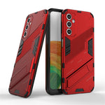 Ridsefast telefoncover til Samsung Galaxy A24 4G (162,1 x 77,6 x 8,3 mm) Støttefod TPU+PC Beskyttende mobiltelefoncover