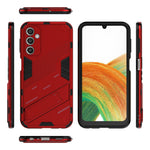 Ridsefast telefoncover til Samsung Galaxy A24 4G (162,1 x 77,6 x 8,3 mm) Støttefod TPU+PC Beskyttende mobiltelefoncover