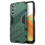 Ridsefast telefoncover til Samsung Galaxy A24 4G (162,1 x 77,6 x 8,3 mm) Støttefod TPU+PC Beskyttende mobiltelefoncover
