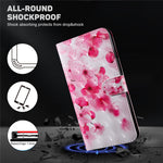 For Xiaomi Redmi 11A 4G / 12C 4G PU Leather Anti-drop Cover 3D Pattern Printing Stand Wallet Phone Case