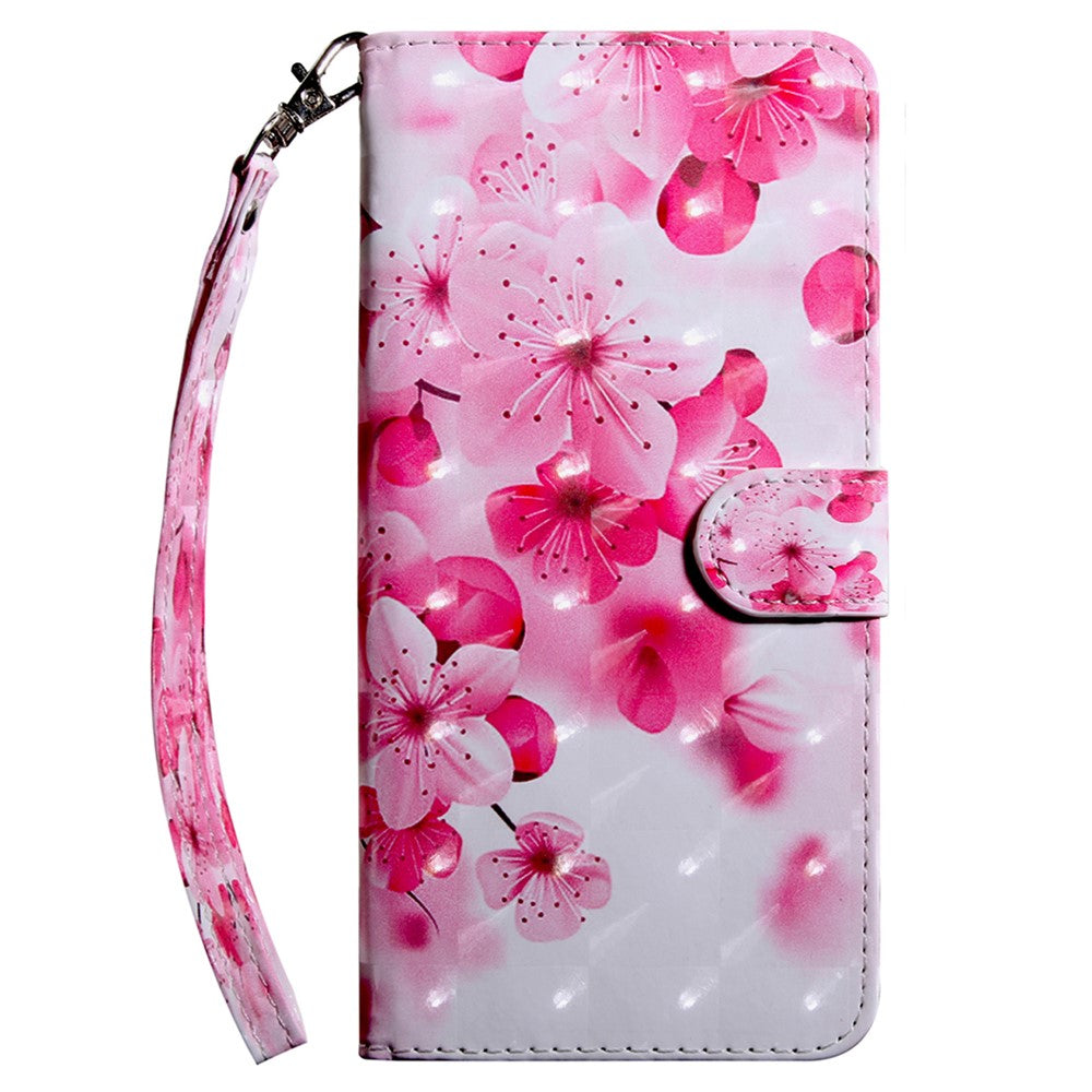 For Xiaomi Redmi 11A 4G / 12C 4G PU Leather Anti-drop Cover 3D Pattern Printing Stand Wallet Phone Case