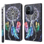 For Xiaomi Redmi 11A 4G / 12C 4G PU Leather Anti-drop Cover 3D Pattern Printing Stand Wallet Phone Case