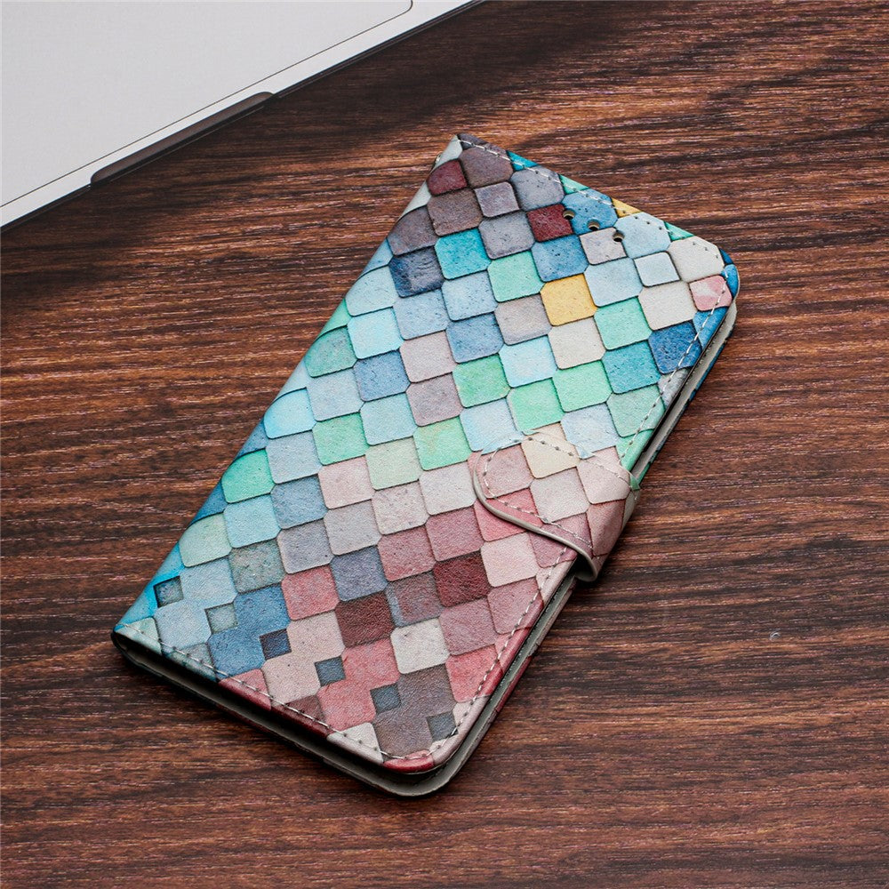 Xiaomi 12 Pro 5G / 12S Pro 5G / 12 Pro (Dimensity) 5G mobilskal Mönstertryck PU-läder Flipfodral med Plånbok