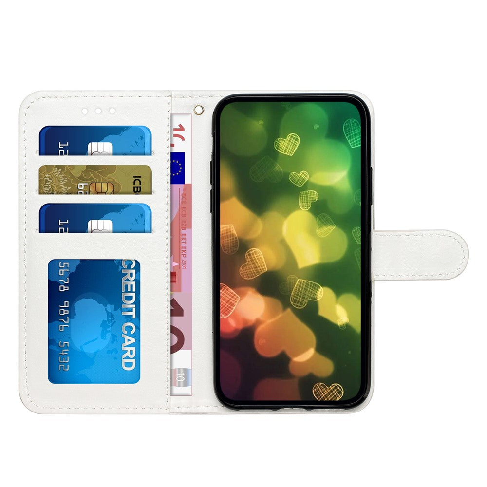 For Samsung Galaxy A34 5G Wallet Phone Case PU Leather Pattern Printing Stand Flip Cover