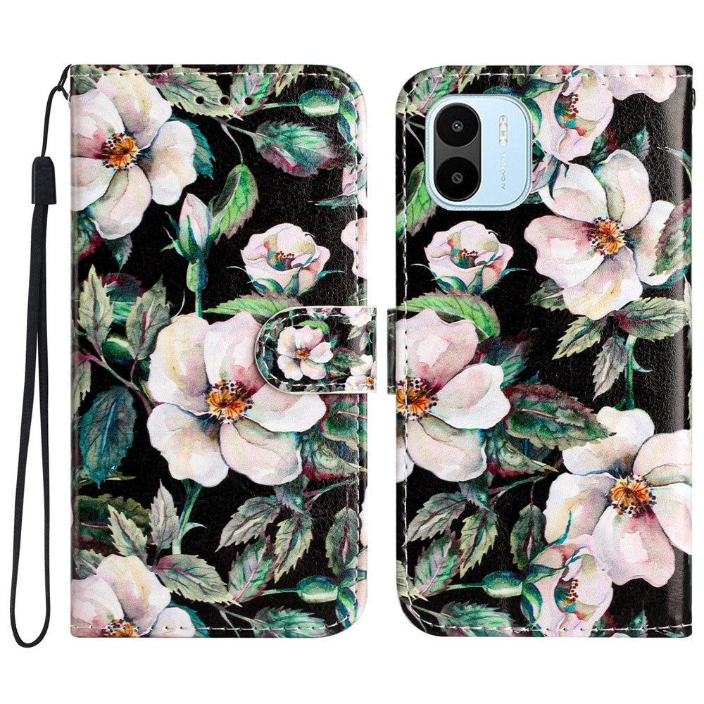 For Xiaomi Redmi A1 4G / A2 4G Phone Case PU Leather Pattern Printing Stand Wallet Flip Cover