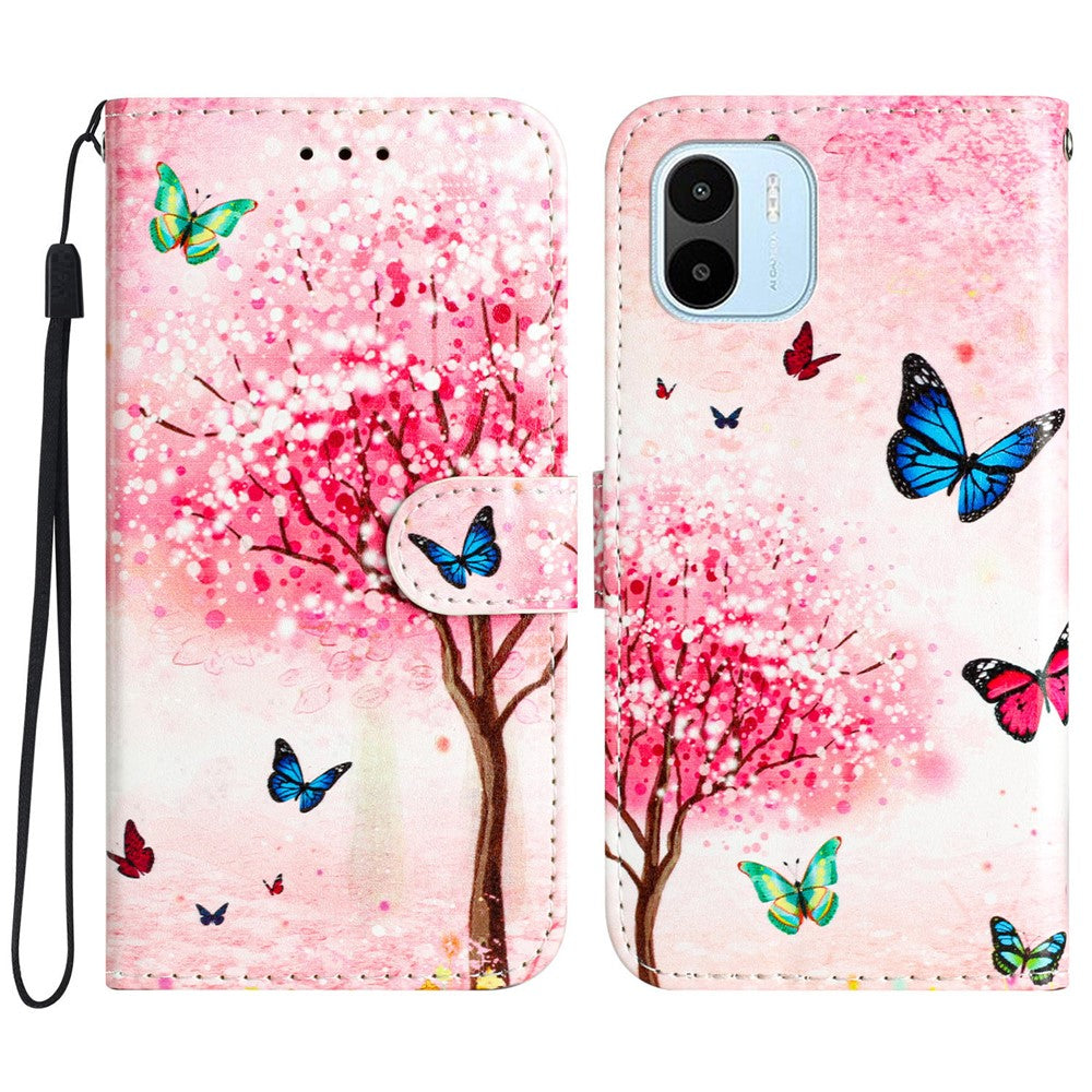For Xiaomi Redmi A1 4G / A2 4G Phone Case PU Leather Pattern Printing Stand Wallet Flip Cover