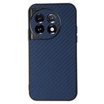 OnePlus 11 5G, kolfibertexturerat mobilskal, fallskyddande PU-läderbelagt TPU-fodral
