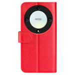 Stand Wallet Telefoncover til Honor X9a 5G Crazy Horse Tekstur Anti-fald Læder Telefoncover