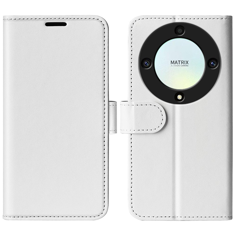 Stand Wallet Telefoncover til Honor X9a 5G Crazy Horse Tekstur Anti-fald Læder Telefoncover